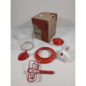 Tupperware POWER CHEF SUPERSONIC™ CHOPPER EXTRA Processor Blade Whisk Funnel